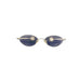 Chanel Blue Mini Round Temple Sunglasses