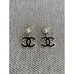 CHANEL Gold Pearl CC Dangle Drop Earrings