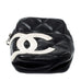 Chanel Black/White Quilted Leather Cambon Ligne Case