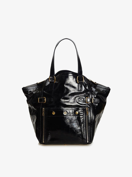 YSL Patent Downtown Tote Bag