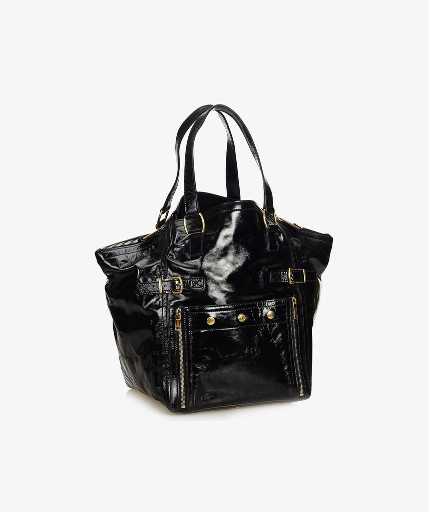 YSL Patent Downtown Tote Bag