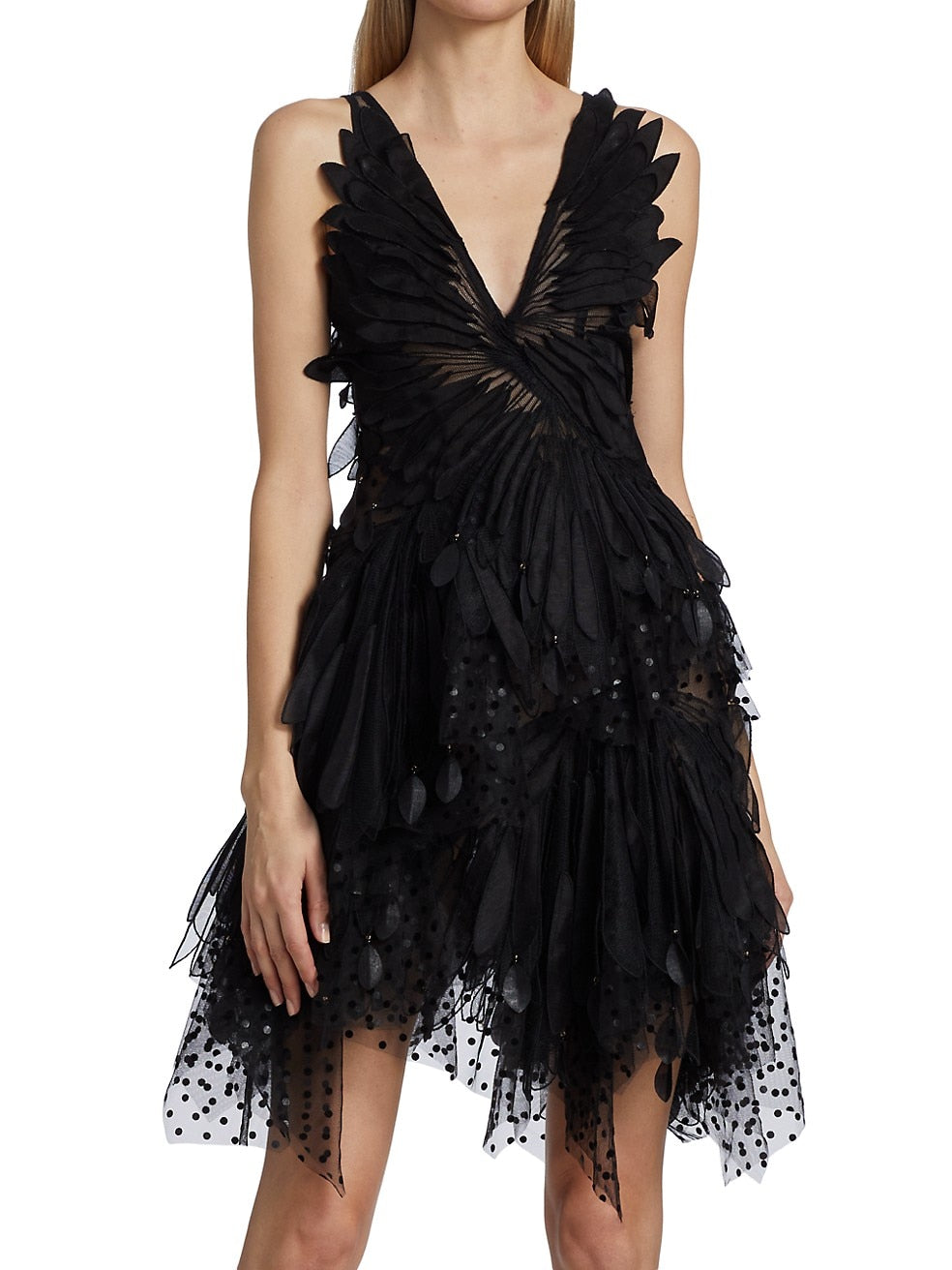 Zimmermann Rhythmic Fluted Mini Dress (For Hire) EKOLUV Zimmermann Rhythmic Fluted Mini Dress (For Hire) EKOLUV