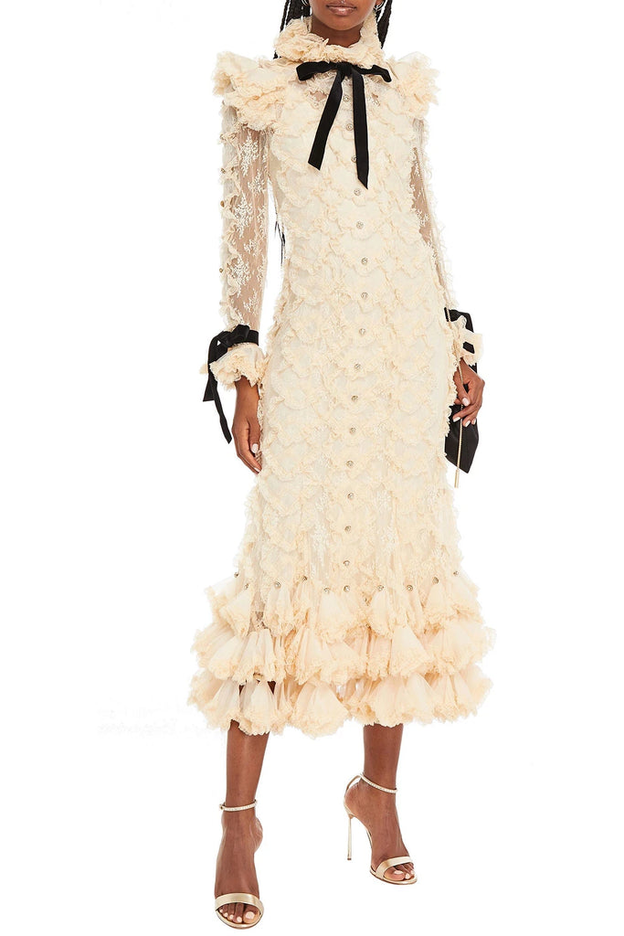 Zimmermann Lucky Laced Handkerchief Dress (For Hire)
