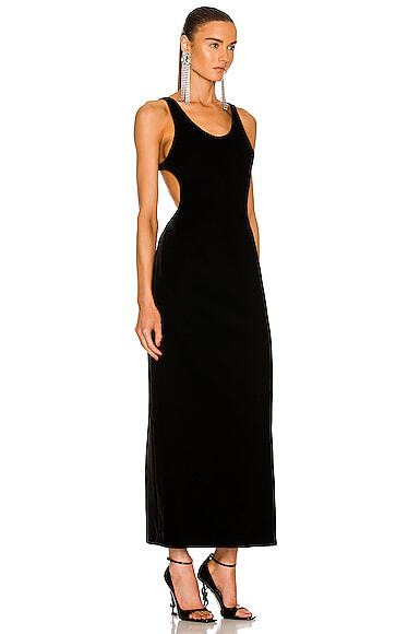 Saint Laurent Black Velvet Dress (For Hire) EKOLUV Saint Laurent Black Velvet Dress (For Hire) EKOLUV