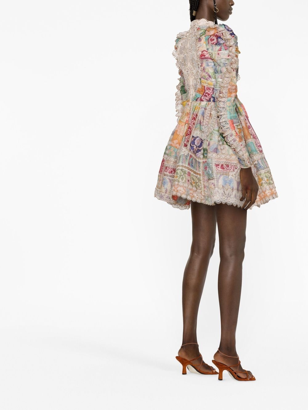 zodiac organic cotton mini dress Zimmermann Cosmic Zodiac Mini Dress (For Hire) EKOLUV