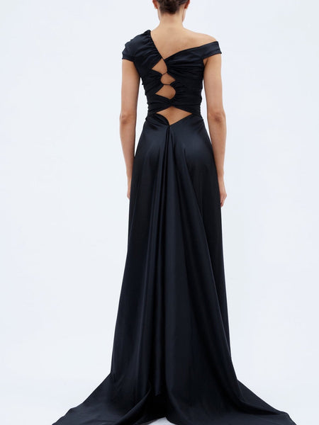 Sid Neigum Inverse Tension Gown Black (For Hire)