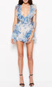 Alice Mccall Sherbert Bomb Playsuit Ocean Blue Floral (For Hire)