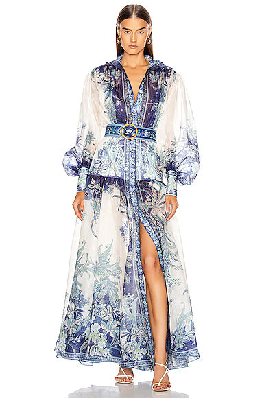 Zimmermann Zippy Scallop Mini Dress – EKOLUV Zimmermann Zippy Scallop Mini Dress – EKOLUV
