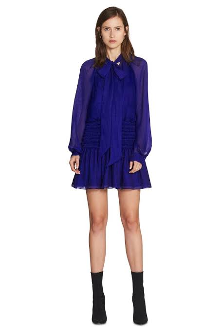 camilla and marc long sleeve dress Ravine Draped Sleeve Dress in Cherry Red