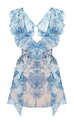 Alice Mccall Sherbert Bomb Playsuit Ocean Blue Floral (For Hire)