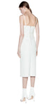 Dion Lee Corded Elastic Laced Coil Bustier Dress Ivory (For Hire)