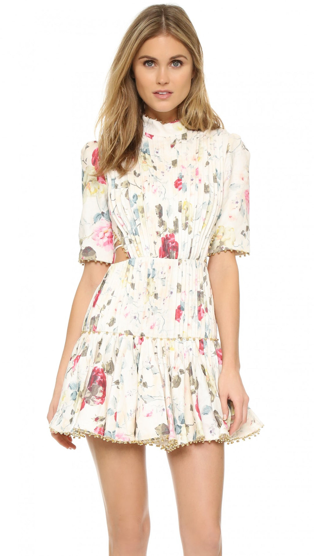 zimmermann mischief corset dress Zimmermann RUNWAY Mischief Corset Laced Dress in Floral