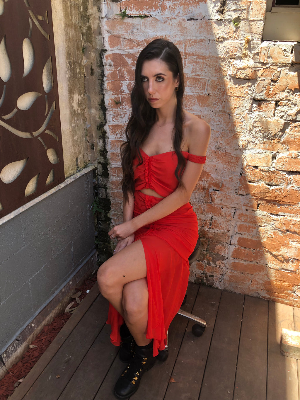 Camilla and marc clearance off shoulder dress