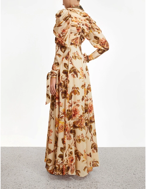 Zimmermann Resistance Ruched Dress (For Hire) EKOLUV Zimmermann Resistance Ruched Dress (For Hire) EKOLUV