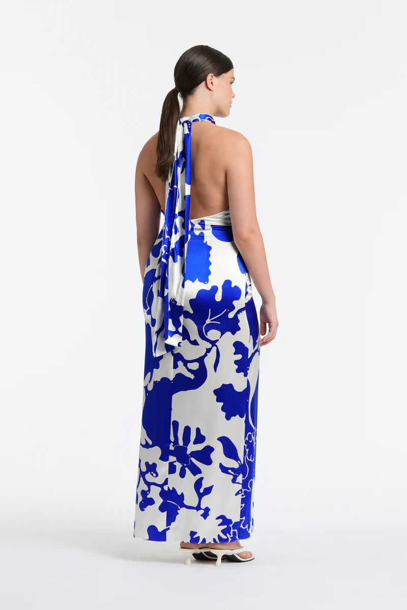 SIR The Label Esme Halter Dress For Hire EKOLUV