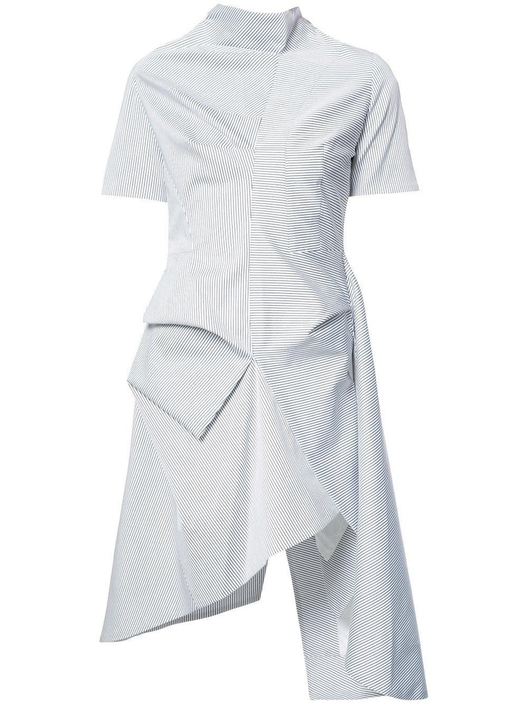 J.W Anderson Striped Asymmetric Dress (For Hire)  EKOLUV