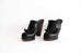 Yves Saint Laurent Leather Black Mules & Clogs