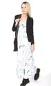 Cimmarron Bird Print Maxi Dress