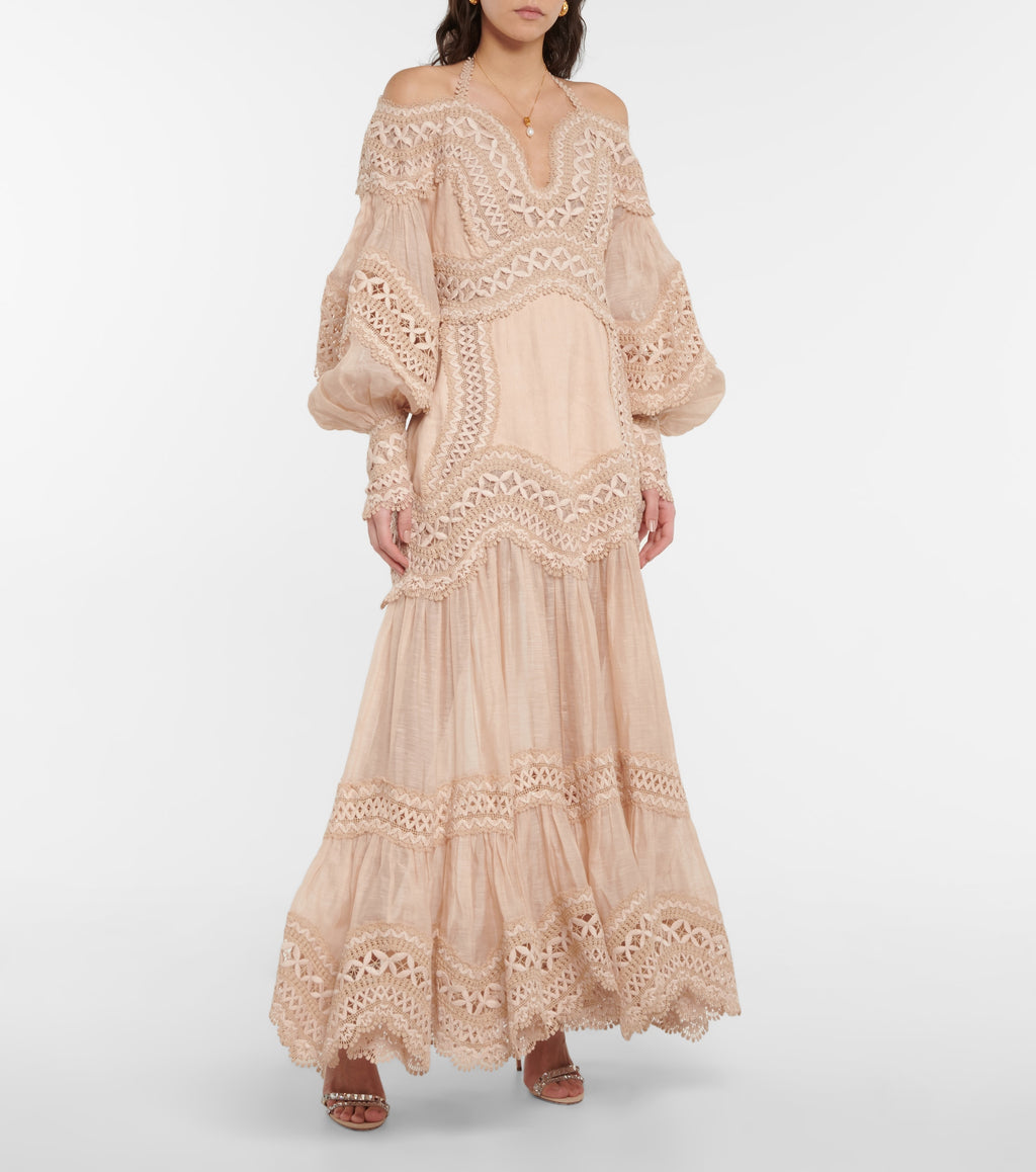 Zimmermann Postcard Embroidered Dress (For Hire)