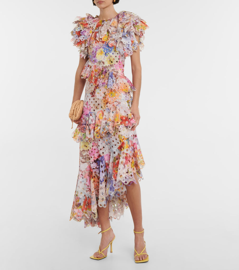 Zimmermann Prima Frilled Gown (For Hire)