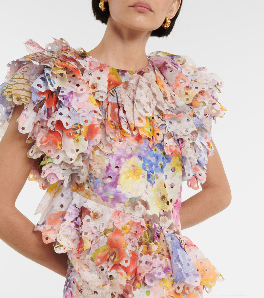 Zimmermann Prima Frilled Gown (For Hire) – EKOLUV