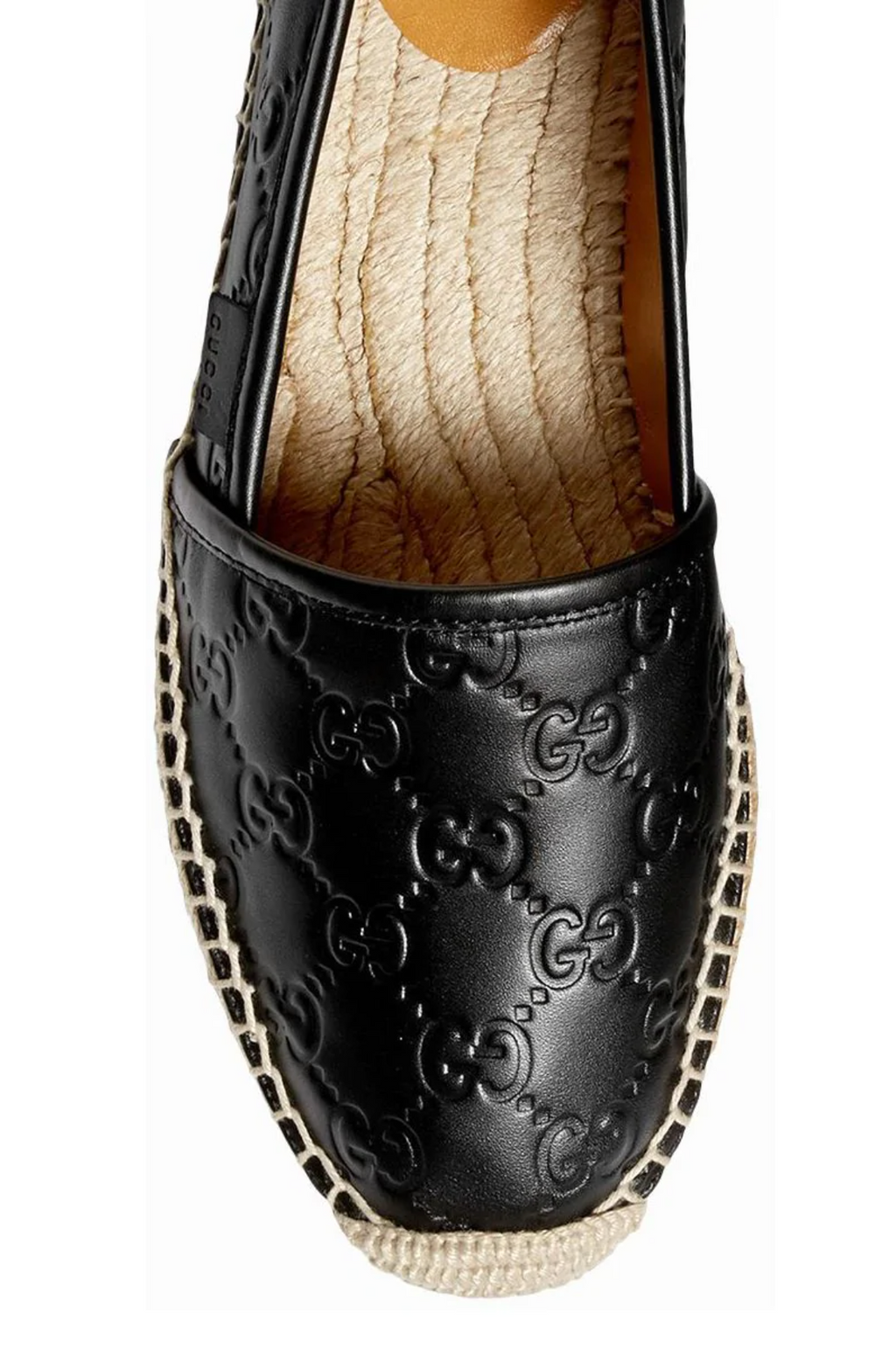 Gucci signature leather espadrille discount