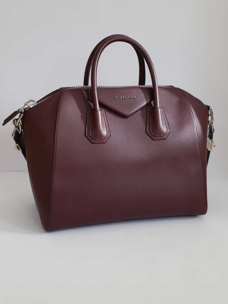 Givenchy Maroon Medium Antigona Bag