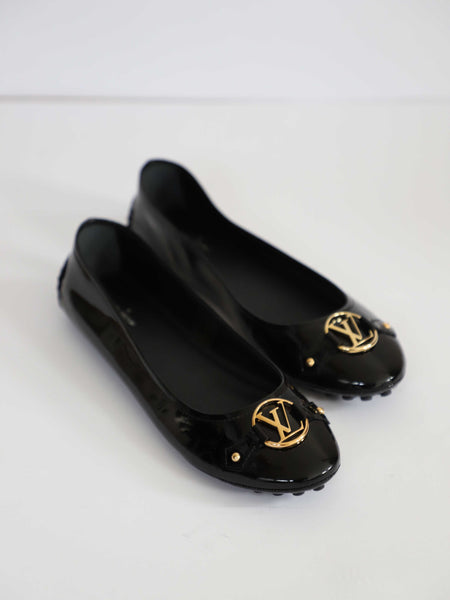 Louis Vuitton Patent Leather Ballerina Flats