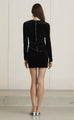 Bec & Bridge Valentine Long Sleeve Mini Dress Black (For Hire)