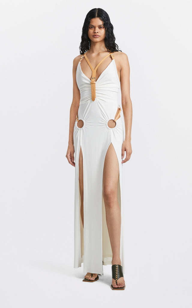 Dion Lee Bridle Gathered Dress Ivory (For Hire)