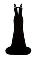 Alex Perry Kane Sheer Front Strap Gown Dress