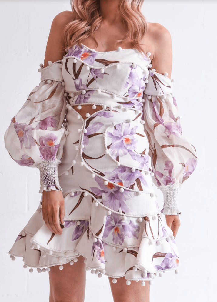 Zimmermann corsage bauble dress on sale