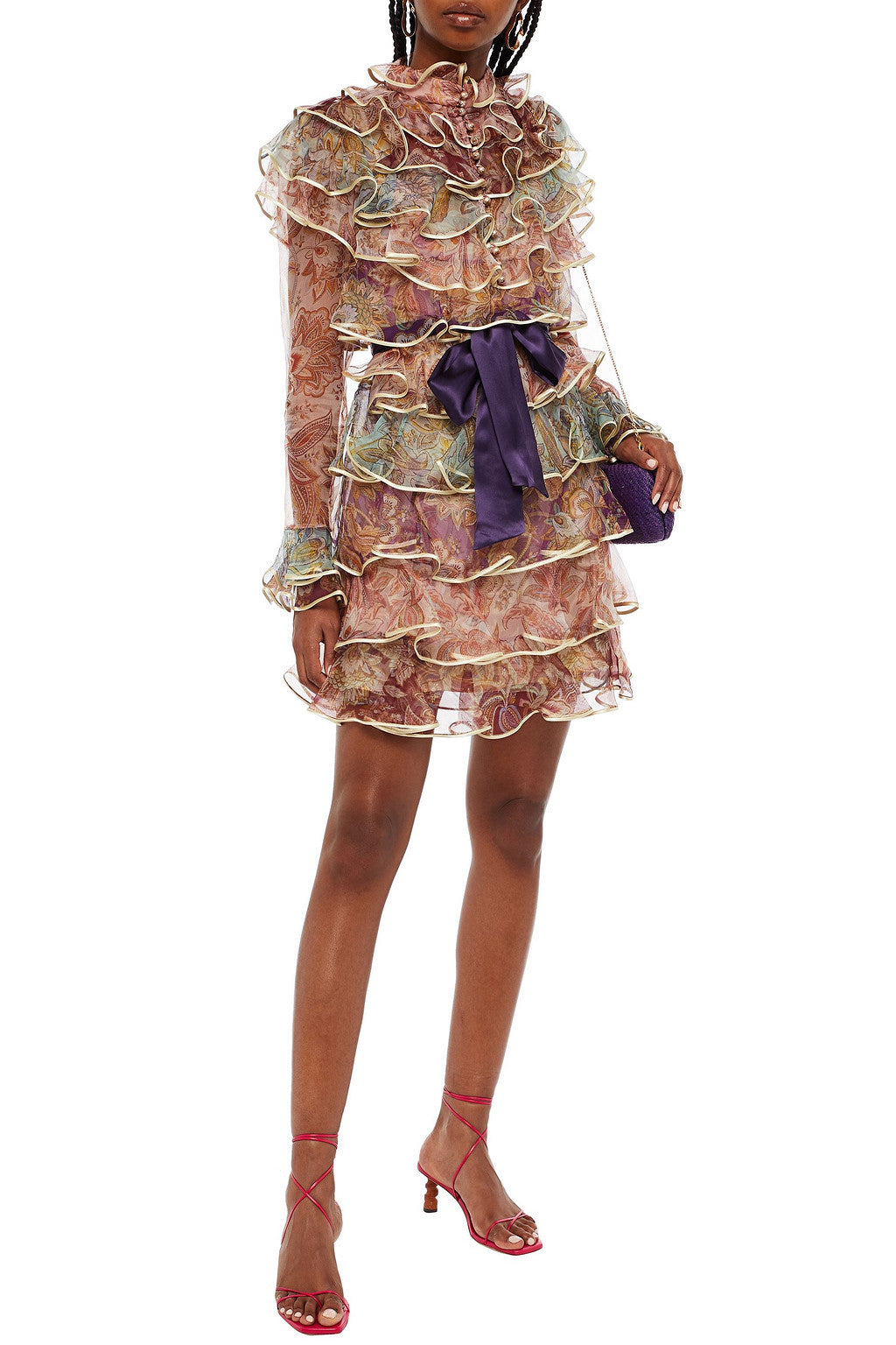 Zimmermann Lucky Tiered Mini Dress (For Hire) EKOLUV Zimmermann Lucky Tiered Mini Dress (For Hire) EKOLUV