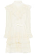 Zimmermann Glassy Frilled Lace Mini Dress (For Hire)