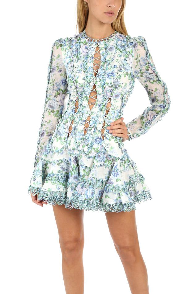Zimmermann Whitewave Laced Flip Dress (For Hire) EKOLUV Zimmermann Whitewave Laced Flip Dress (For Hire) EKOLUV
